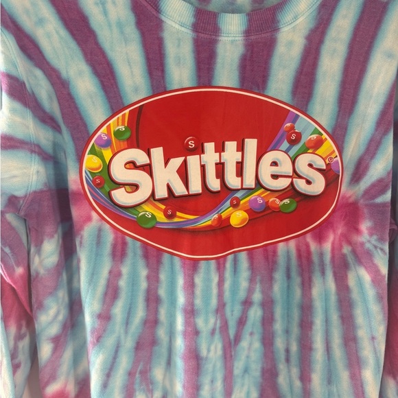 MAD Engine Skittles Tie-Dye Long Sleeve Shirt - Blue and Pink - Picture 2 of 8